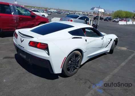 2019 Chevrolet Corvette Stingray из США, поврежденный, VIN 1G1YB2D75K5100805